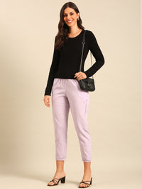 Straight Pant-Lilac