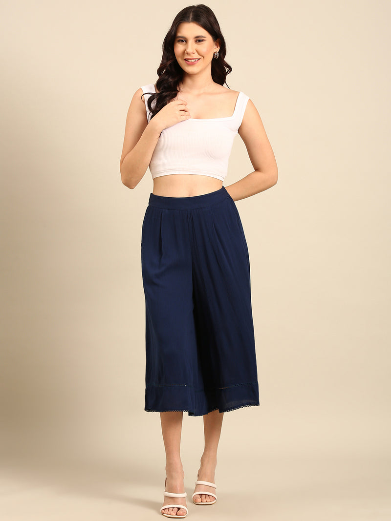 Culottes-Indigo Blue