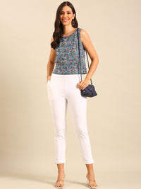 Kurti Pant-White