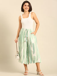 Culottes-Light Green