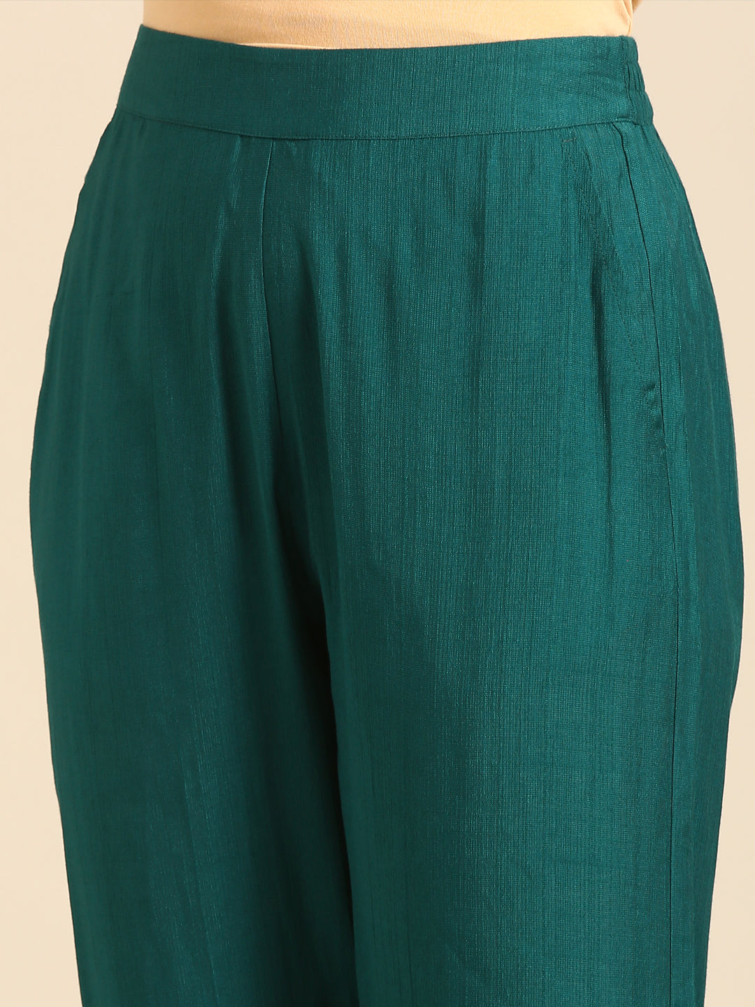 Cigarette Pant-Peacock Green