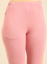 Women's Needle Pants Rose Pink