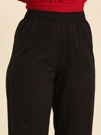 Straight Pant-Black