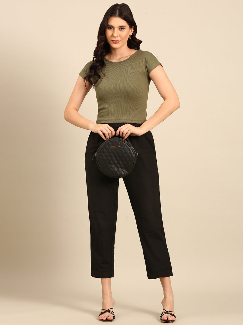 Kimono Sleeve Top-Olive Green