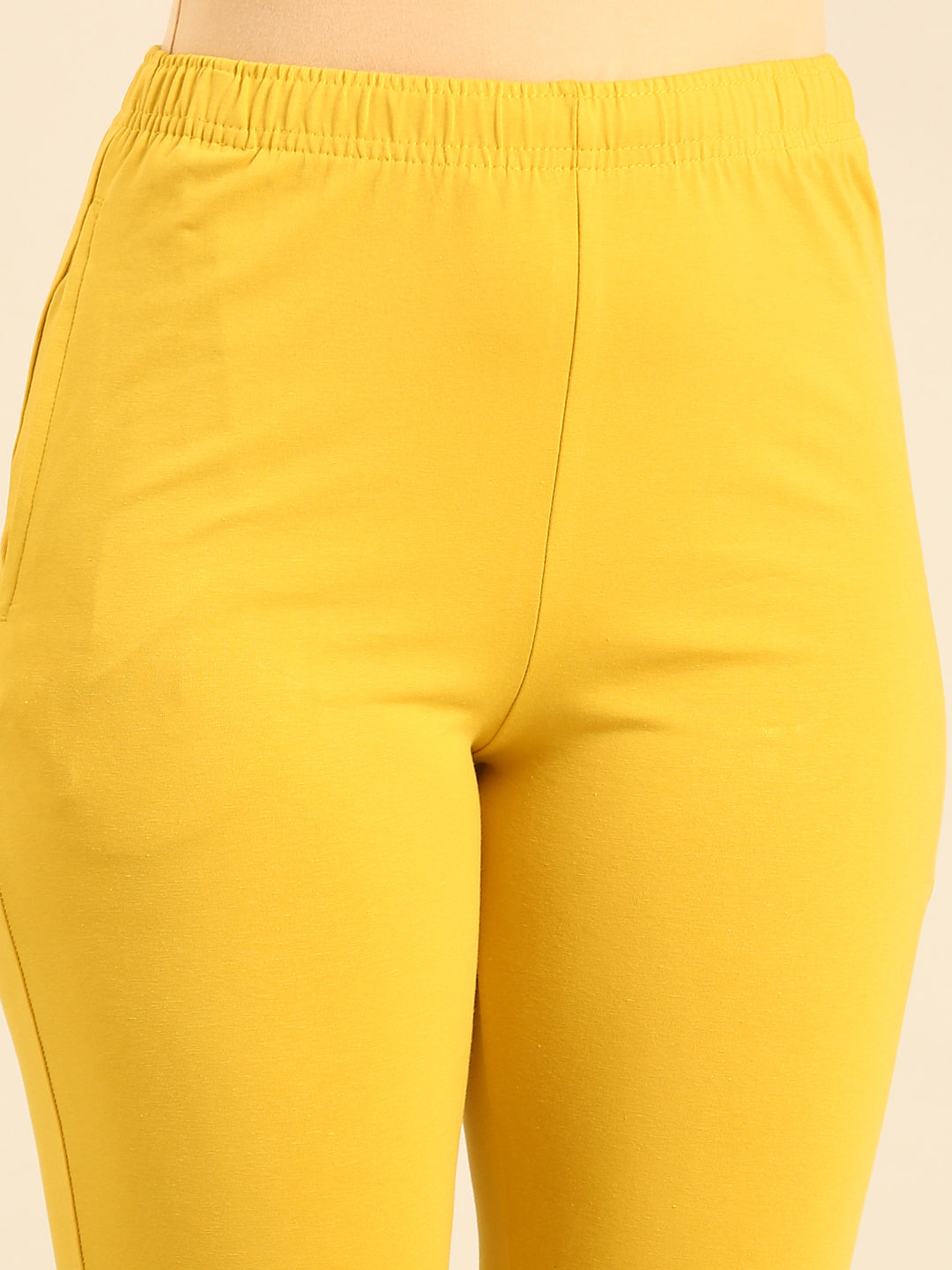 Women's Needle Pants Lime Yellow