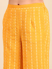 Culottes All Over Print-Yellow