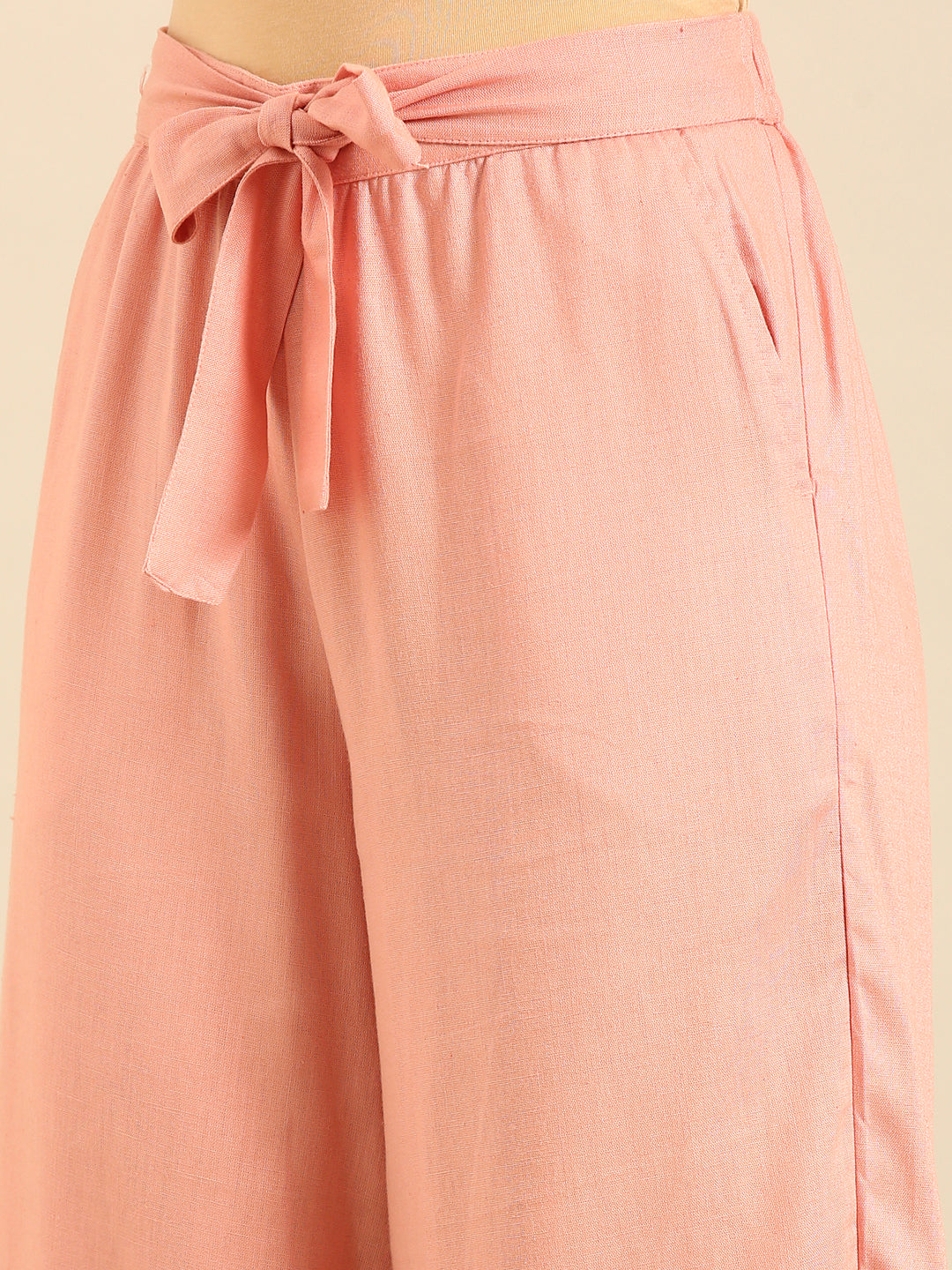 Tie Up Culottes-Dusty Pink