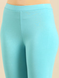 Ankle Length Leggings Viscose-Sky Blue