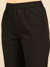 Cigarette Pants-Black