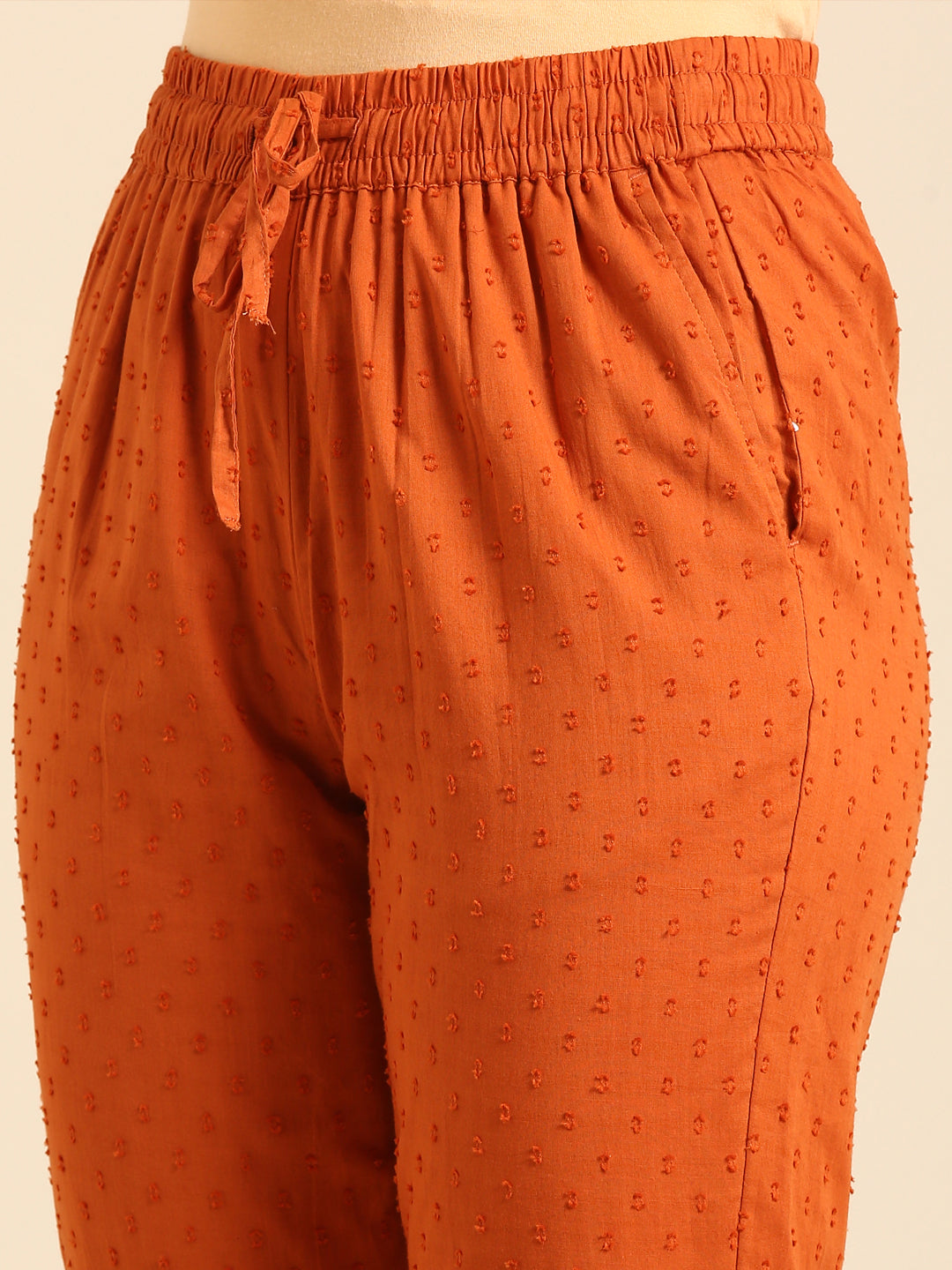 Straight Pant-Flame Orange