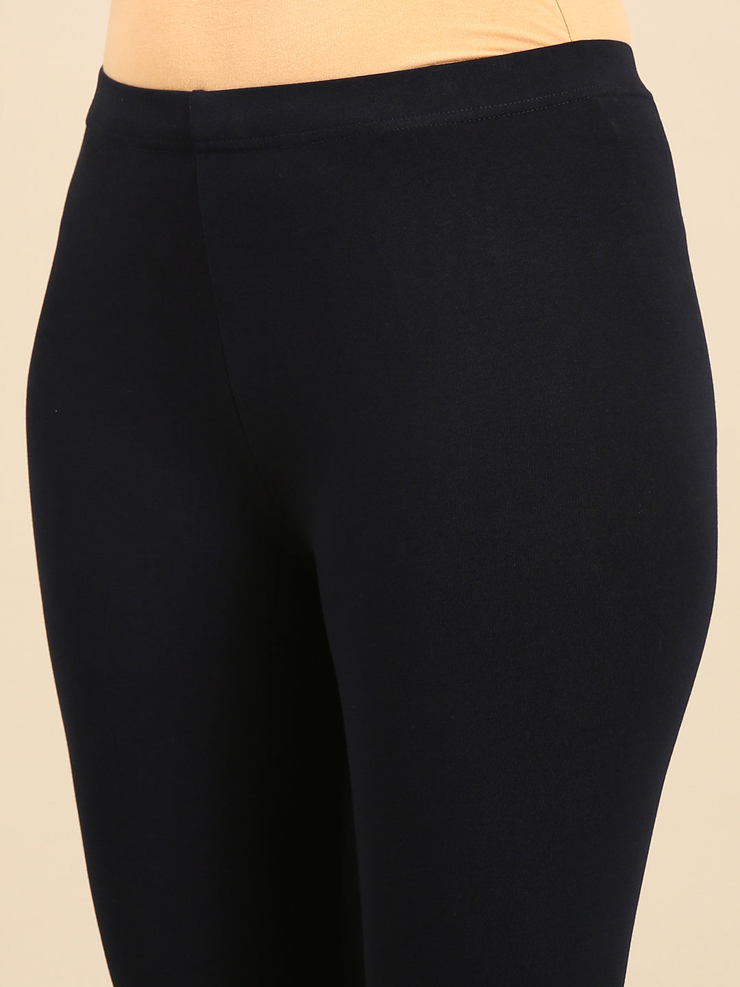 Ankle Length Leggings Cotton-Navy