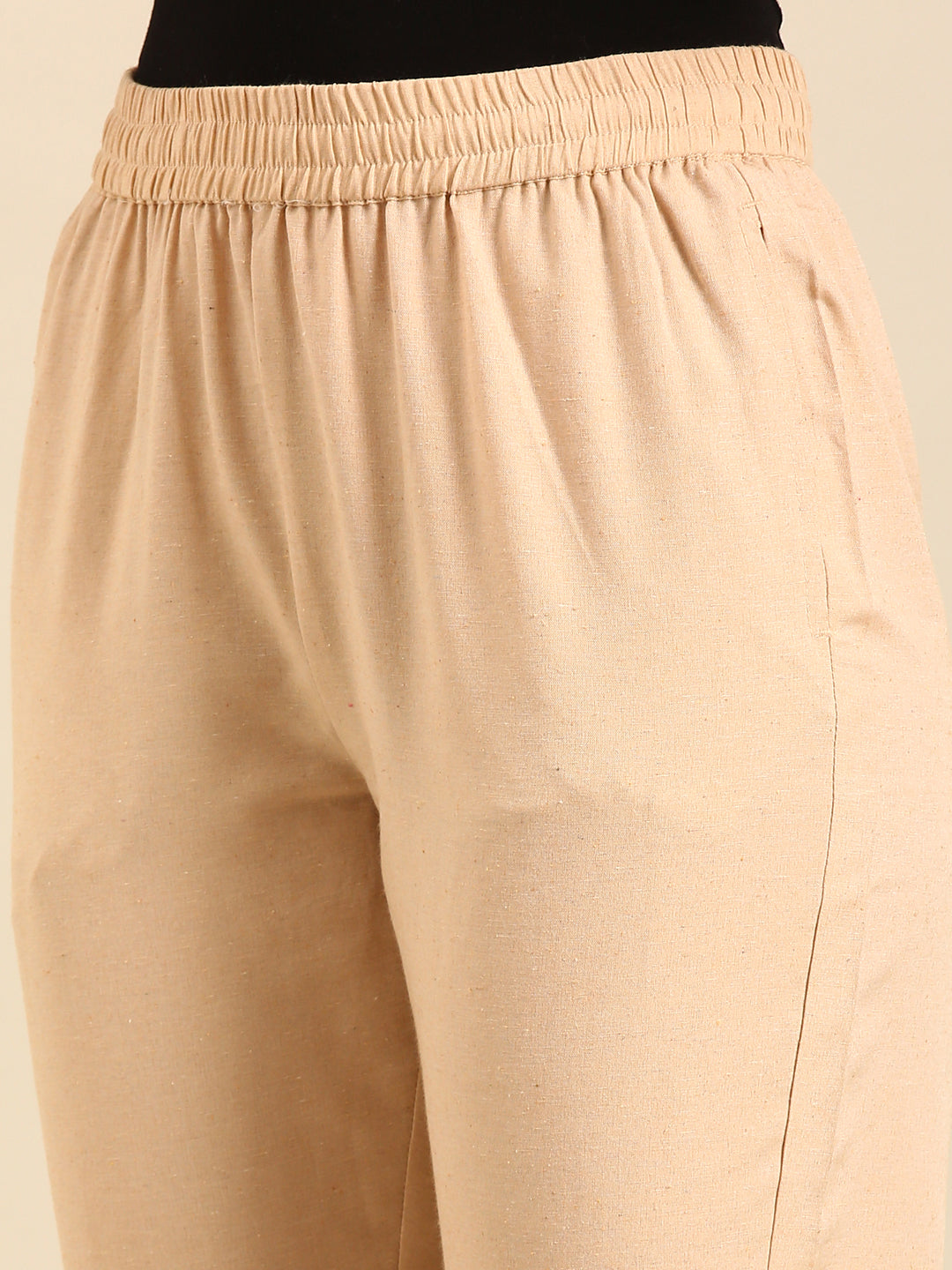 Straight Pant-Beige