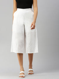 De Moza Women Culottes White