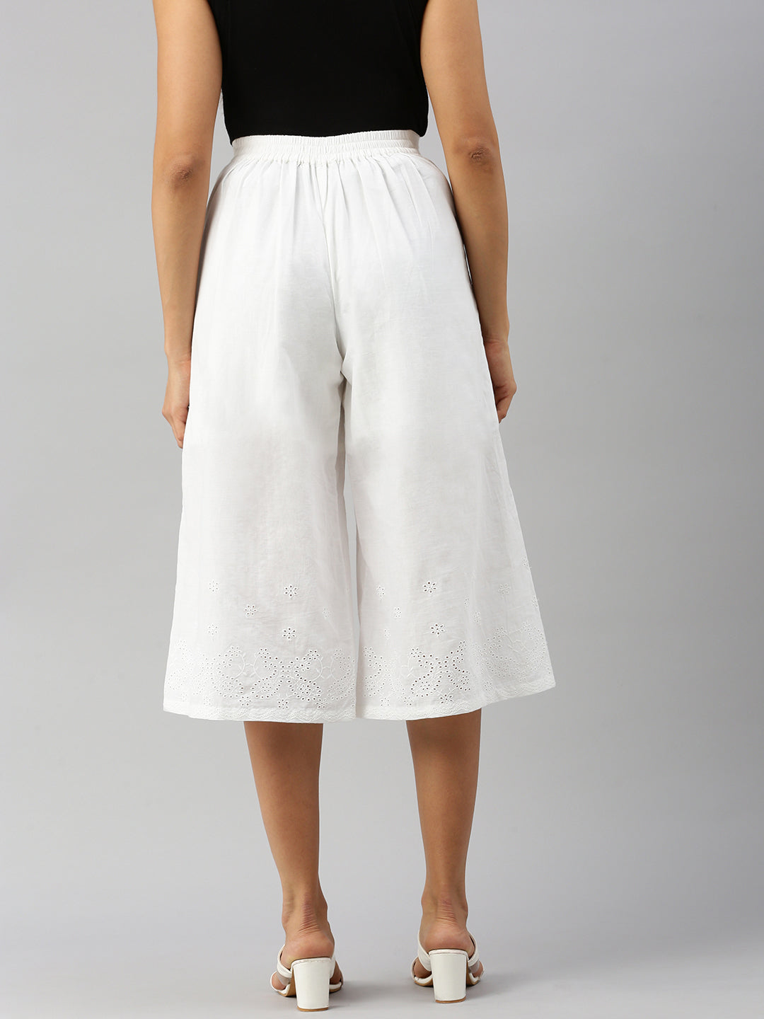 De Moza Women Culottes White