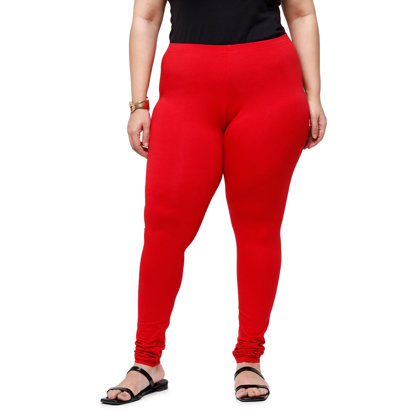 Buy Mishty Paridhan Woman/Girls Plus Size Spandex upto 30 to 60 Inches  Elastic Waist Cotton Comfortable Leggings Black & White Combo at Amazon.in