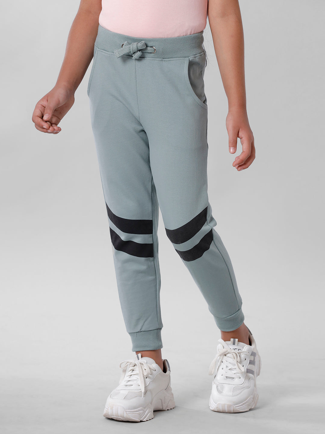 Girls light grey online joggers