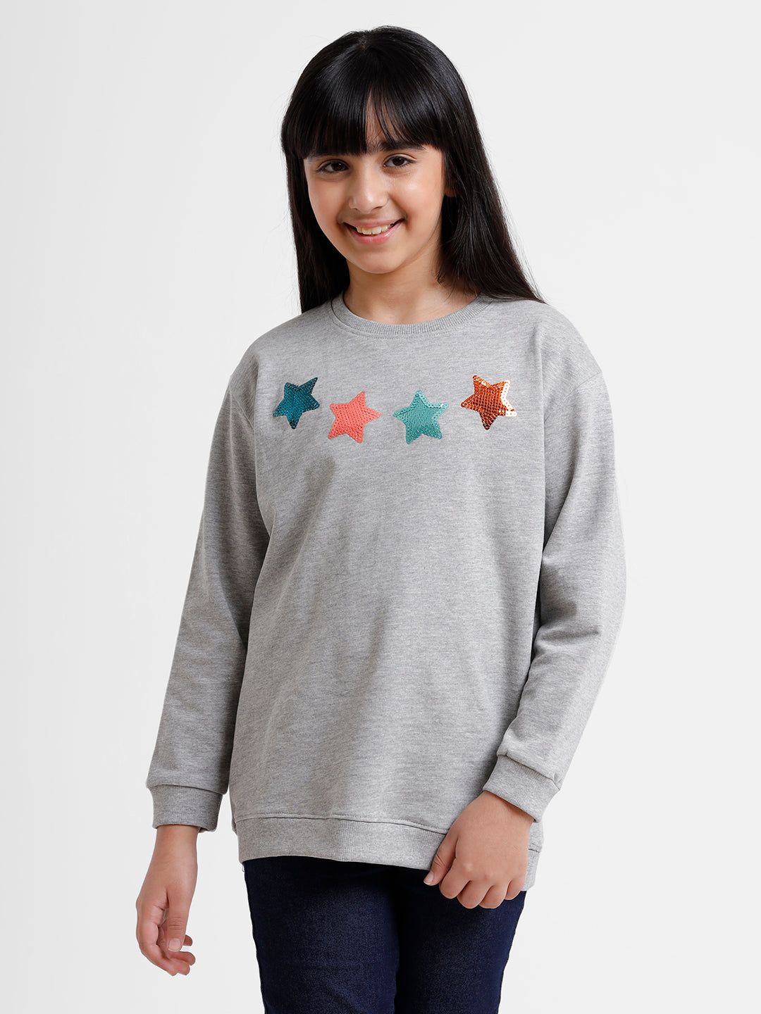 Girls grey outlet sweatshirt