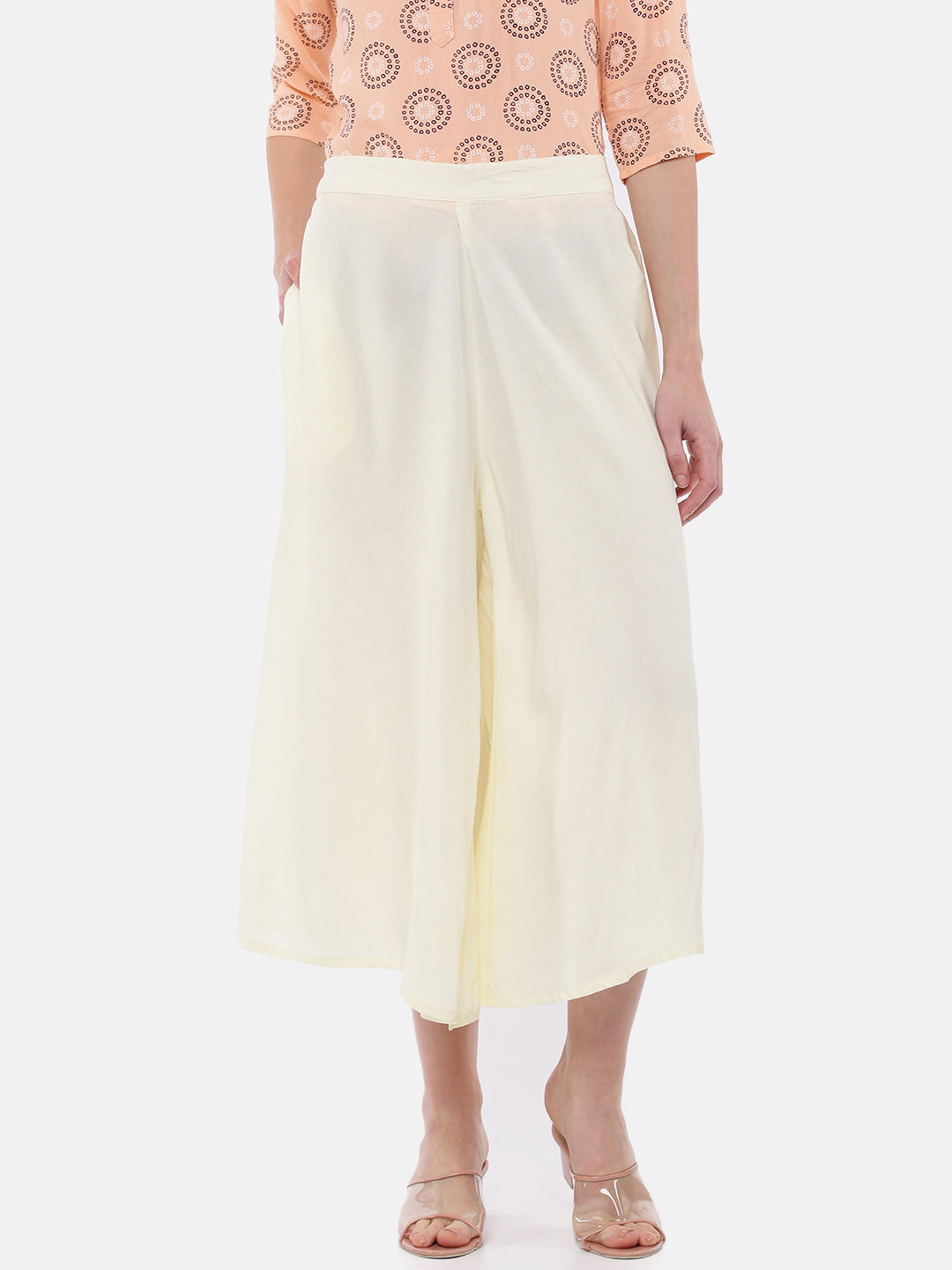 De Moza Women’s Culottes Offwhite