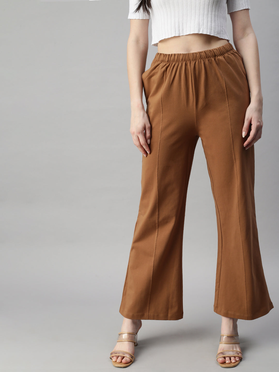 Tan 2025 ladies trousers