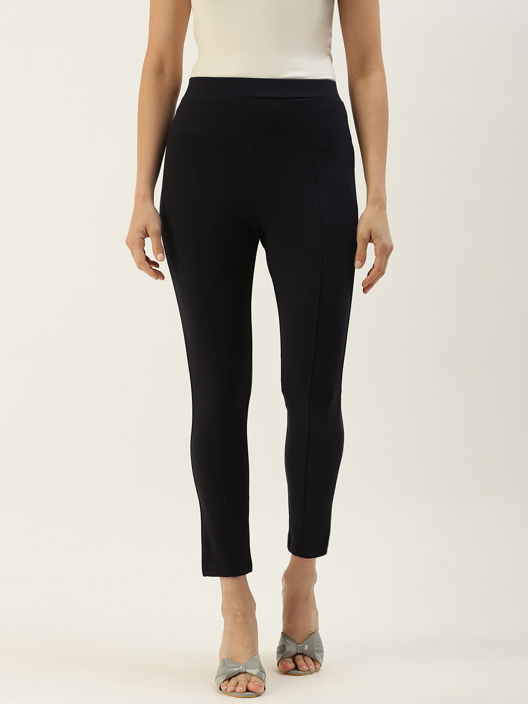 Navy hotsell blue treggings