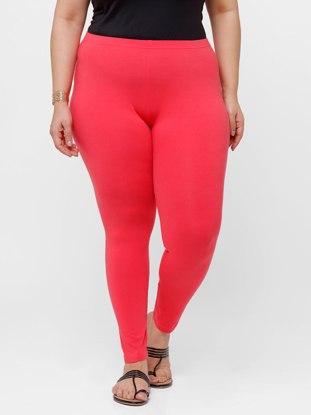 Plus size 2024 ankle length leggings