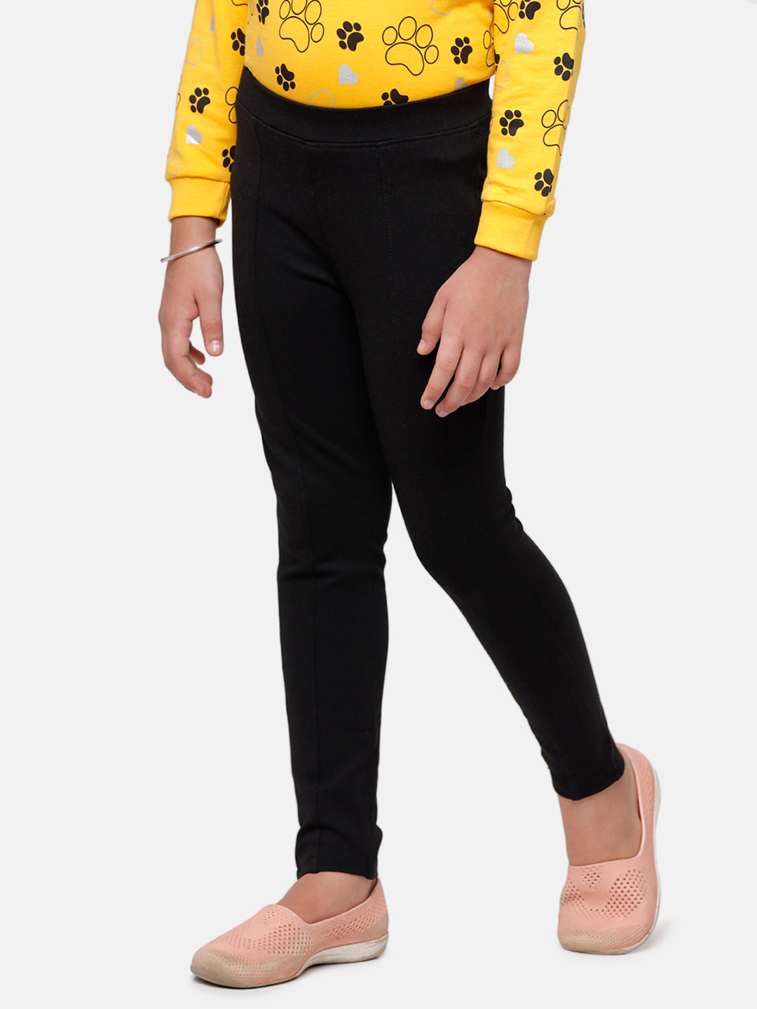 Black Ankle Length Leggings | black leggings 2023 - LYRA