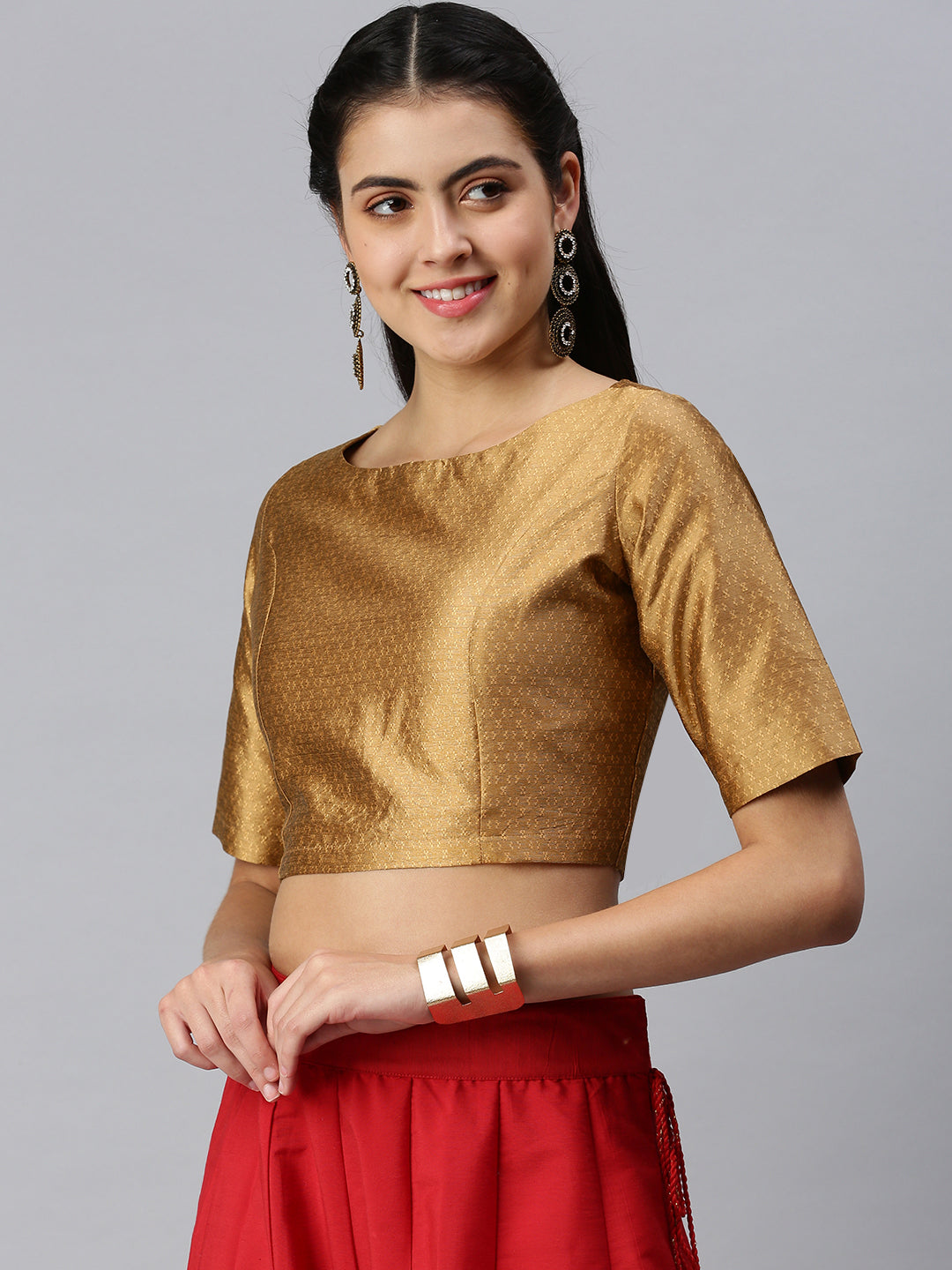 De Moza Women's Blouse Gold