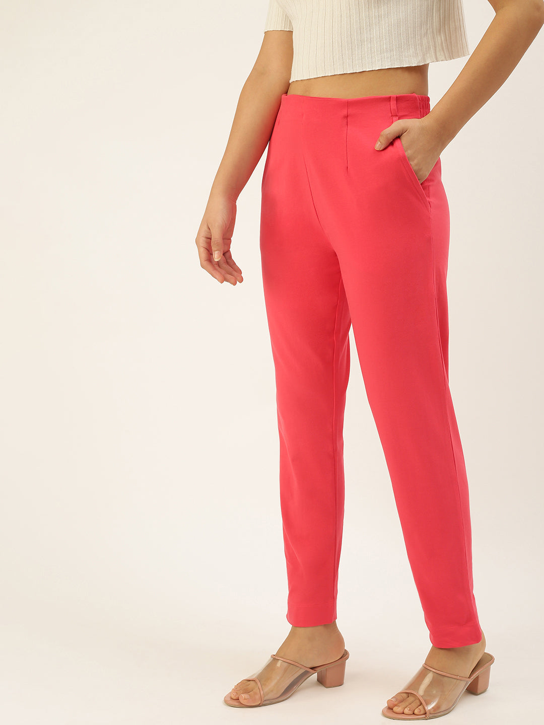 Coral deals cigarette trousers