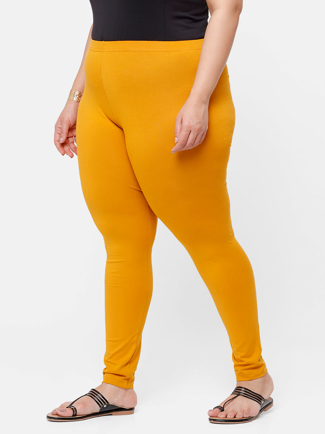 Dark yellow outlet leggings