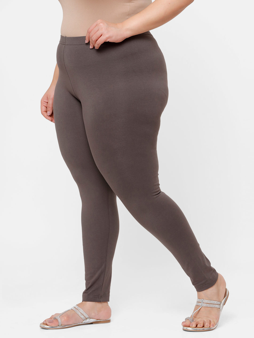 De Moza Plus Size Ankle Length Leggings