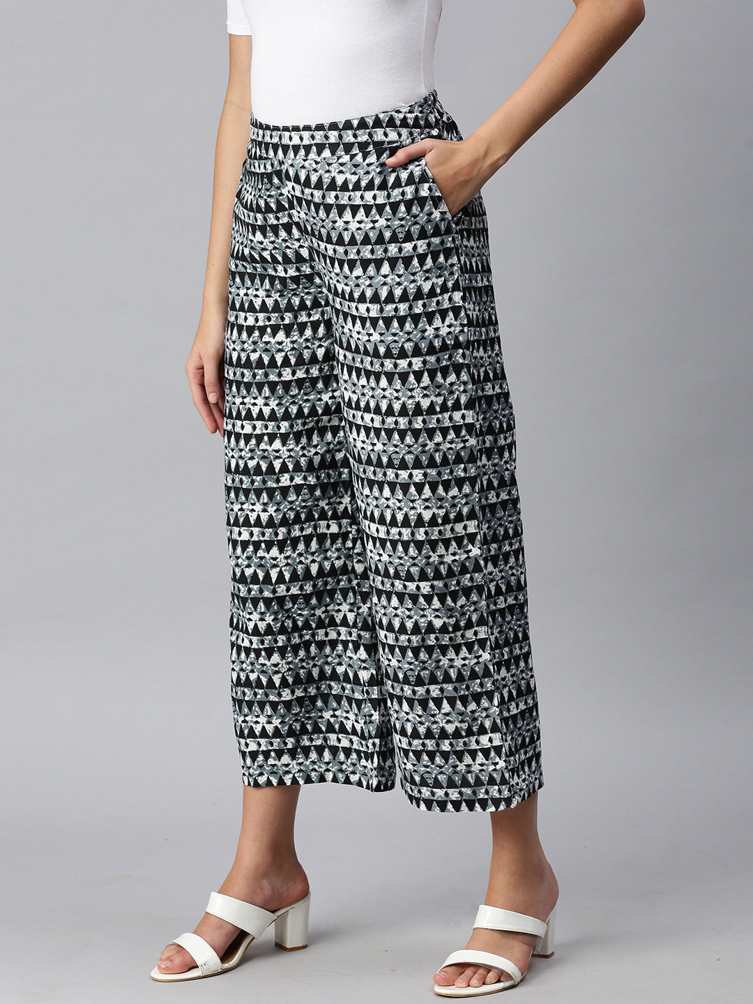 Missoni zigzag-pattern wide-leg Trousers - Farfetch