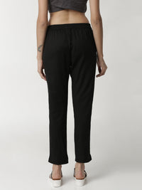 De Moza Women's Cigarette Pant Black