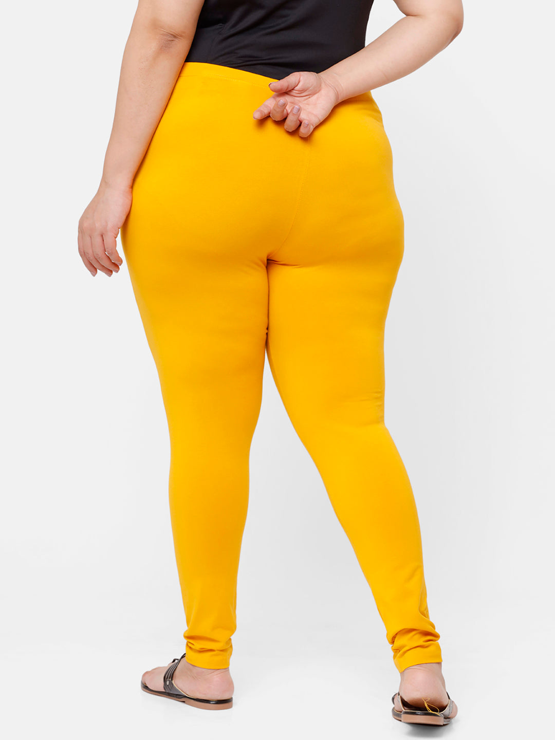 Buy Alina Beyond Fashion Women Yellow Solid Lycra Blend Ankle Length  Leggings Online at Best Prices in India - JioMart.