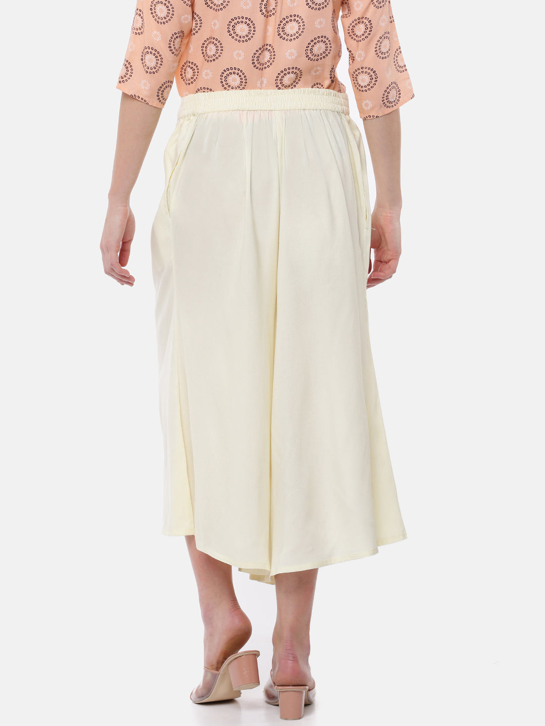 De Moza Women’s Culottes Offwhite