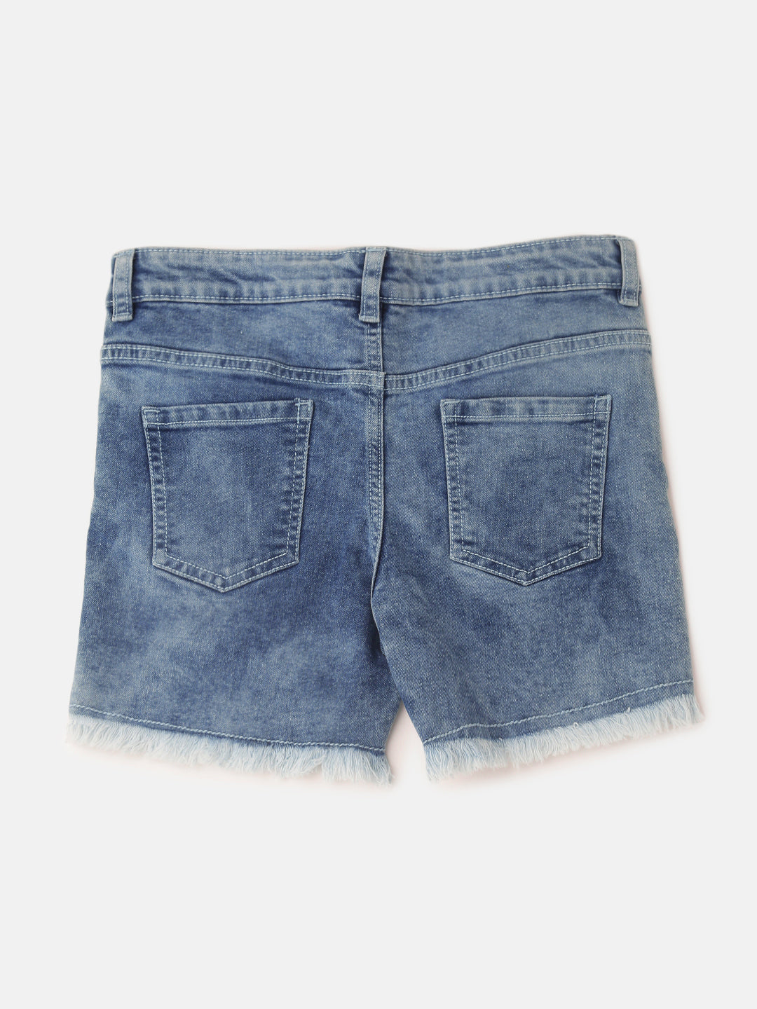 Happy Slender Child Girl Full Growth in Denim Shorts with Bare Legs Stock  Image - Image of child, graceful: 112284649