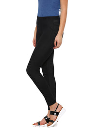 De Moza Women's Jeggings Black