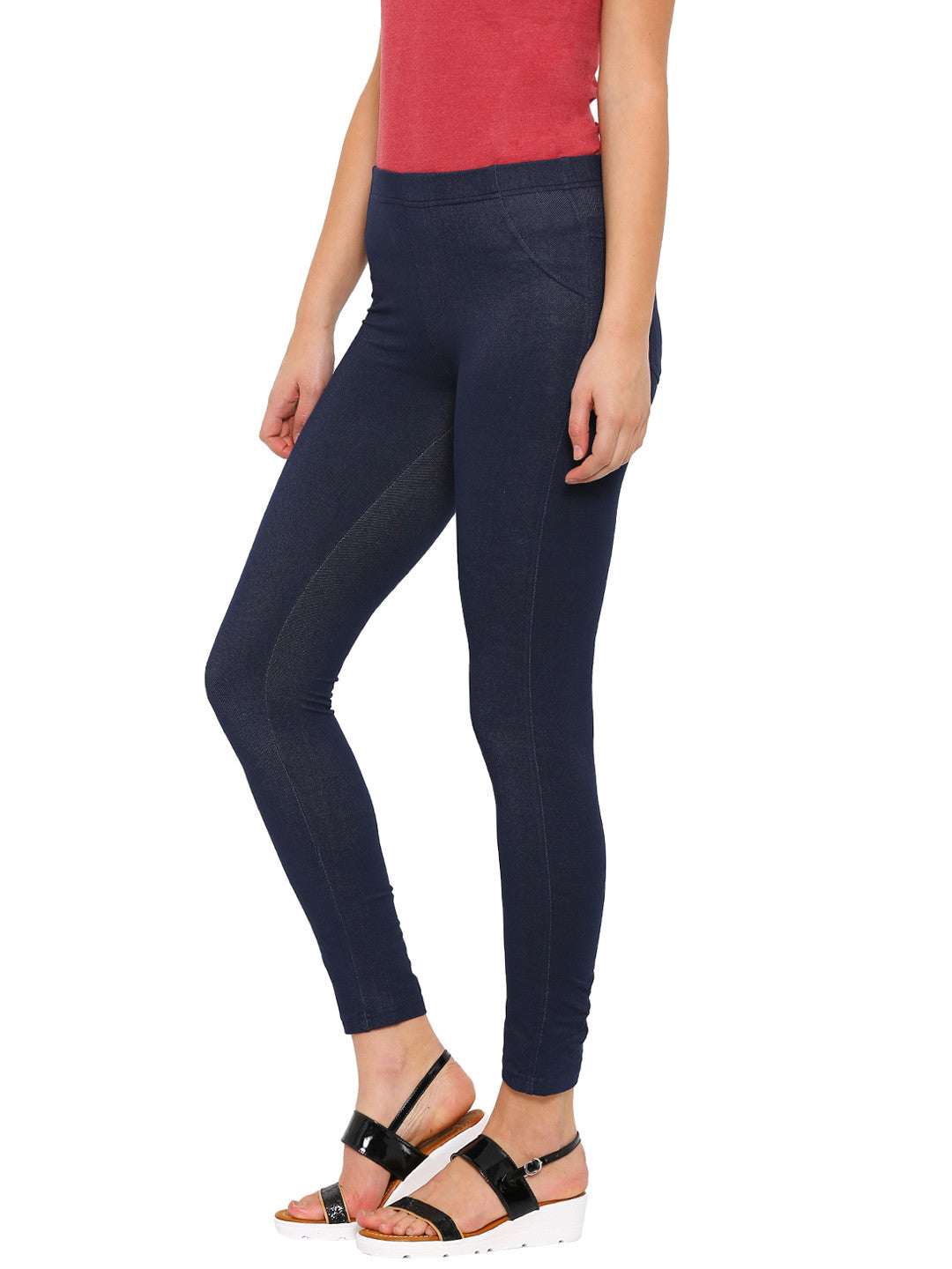 De Moza Women's Jeggings Blue