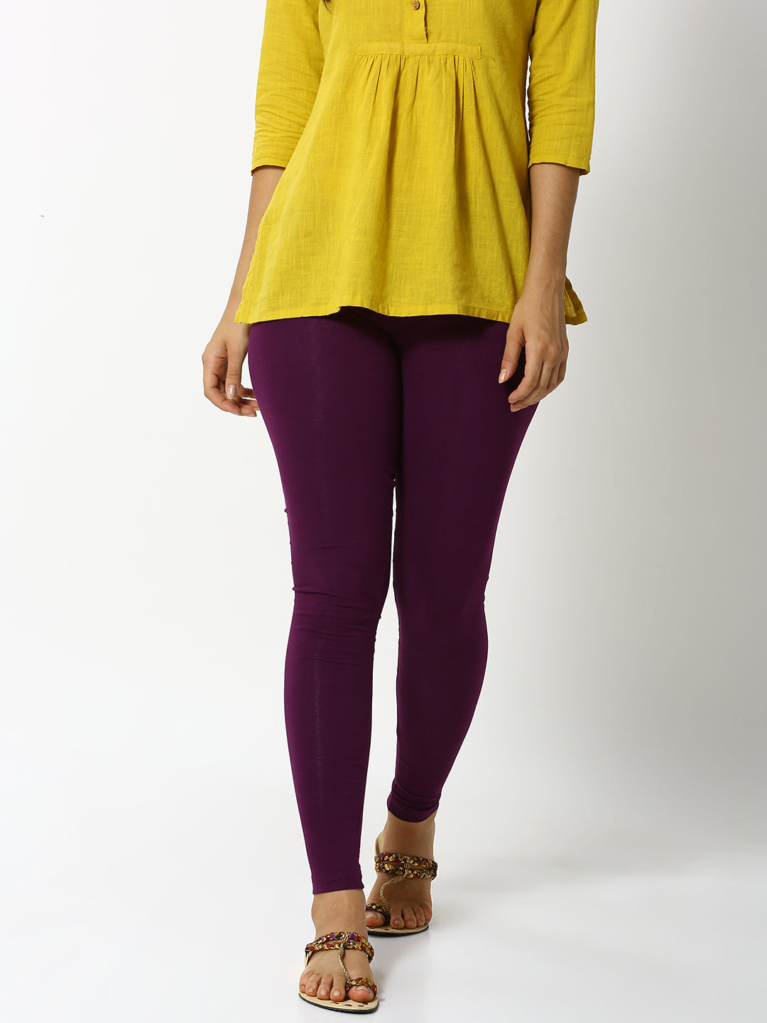Calvin klein jeans Colour Block Leggings Purple | Dressinn