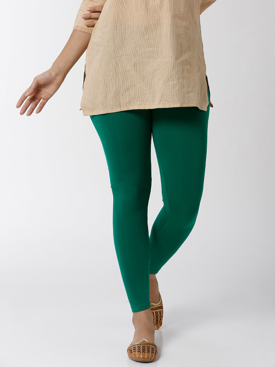 Buy Respermeldo Regular Legging Green + Ruby Drawstring Legging Dark Green  for Women | Super-High Waisted | Non-Transparent | Feather Soft Fabric | Ankle  Length Tights (Combo 1+1) - 30 at Amazon.in