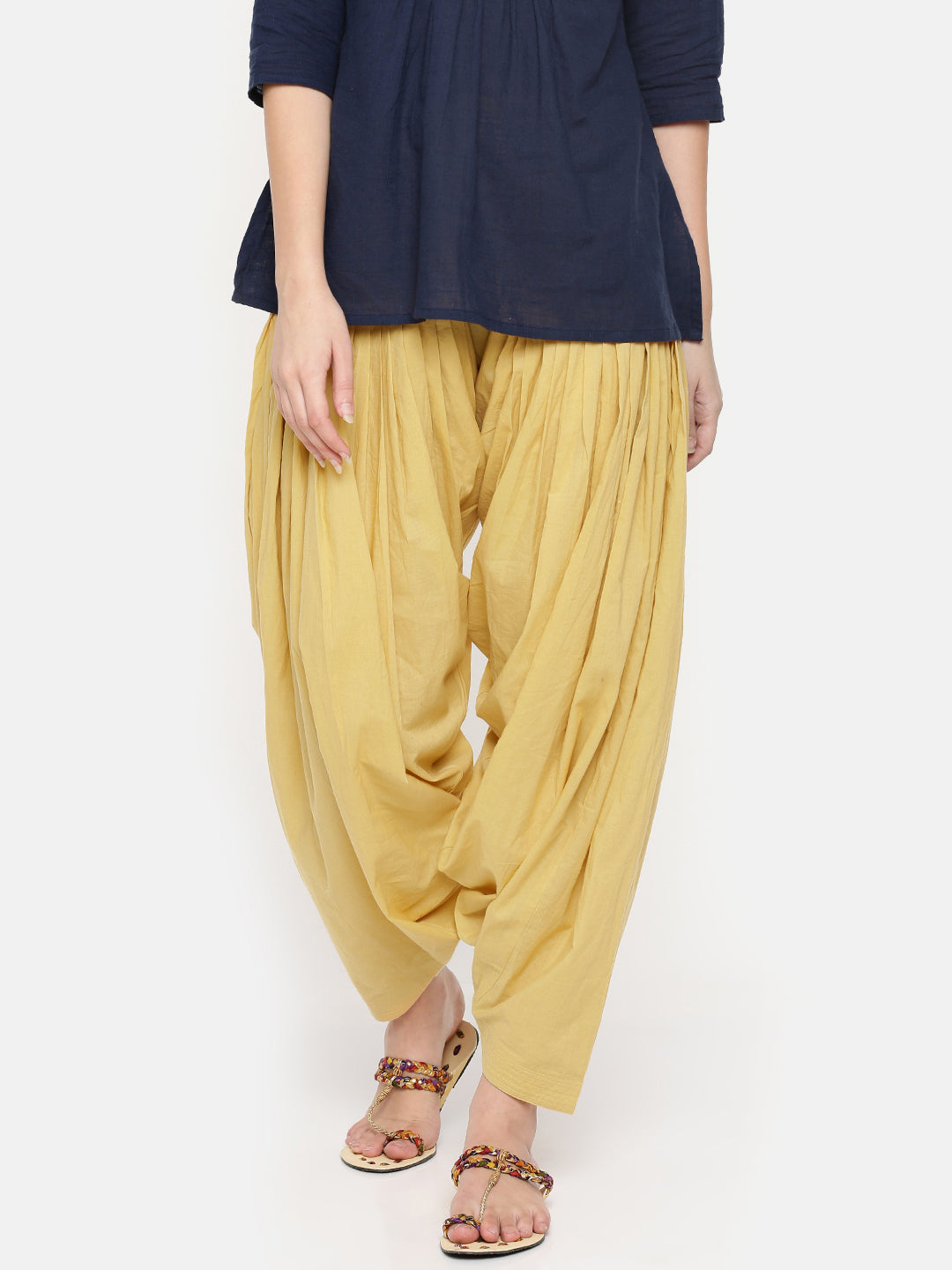 Buy Women's Casual Bottom Wear Cotton Solid Patiala Salwar(Pants) Combo Pack  of 3 (Freesize) (Bottm-111) Online at desertcartSeychelles